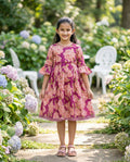 The Ek’dor 'Wine Petal' Heritage Cotton Frock