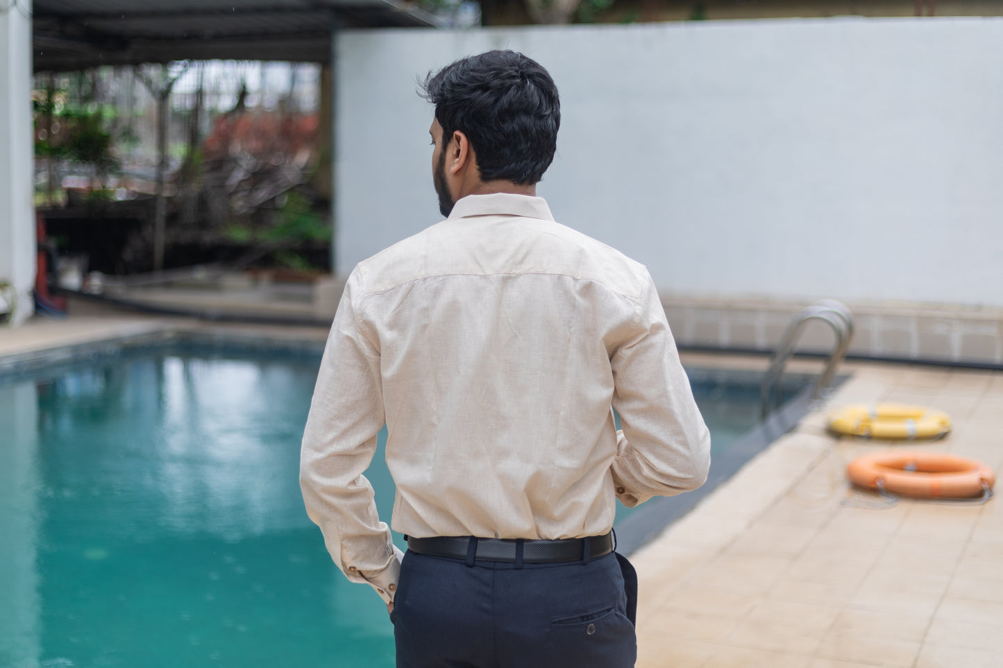 Off White Full Sleeves Shirt