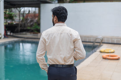 Off White Full Sleeves Shirt