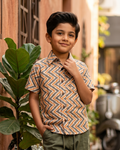 Orange Zigzag Adventure Shirt