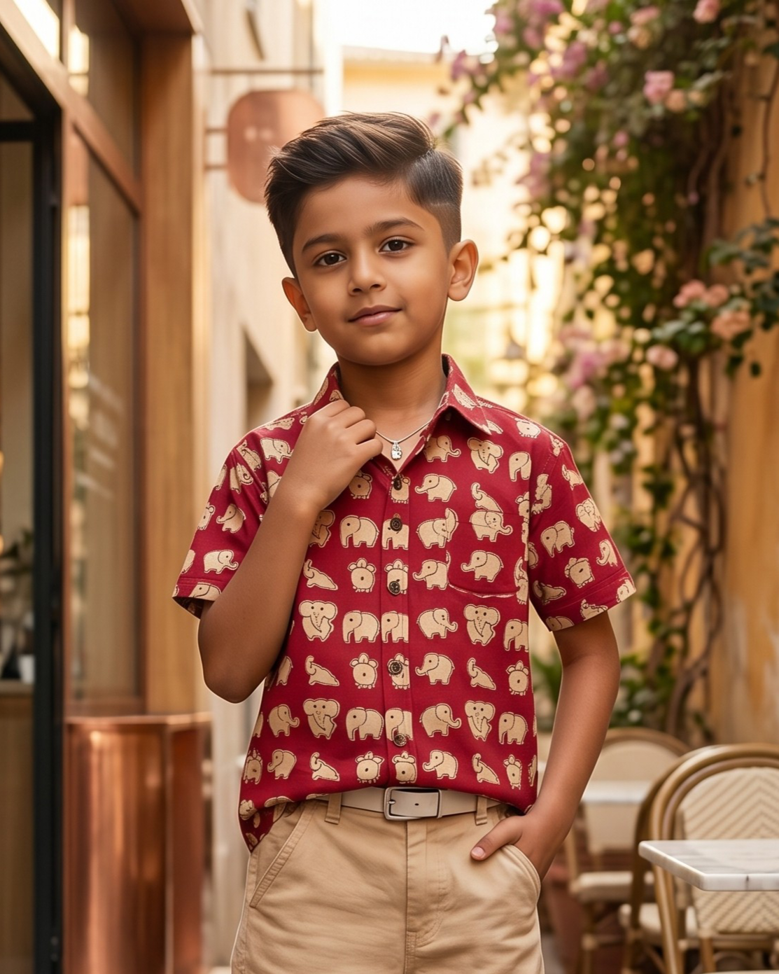Little Red Elephant Shirt