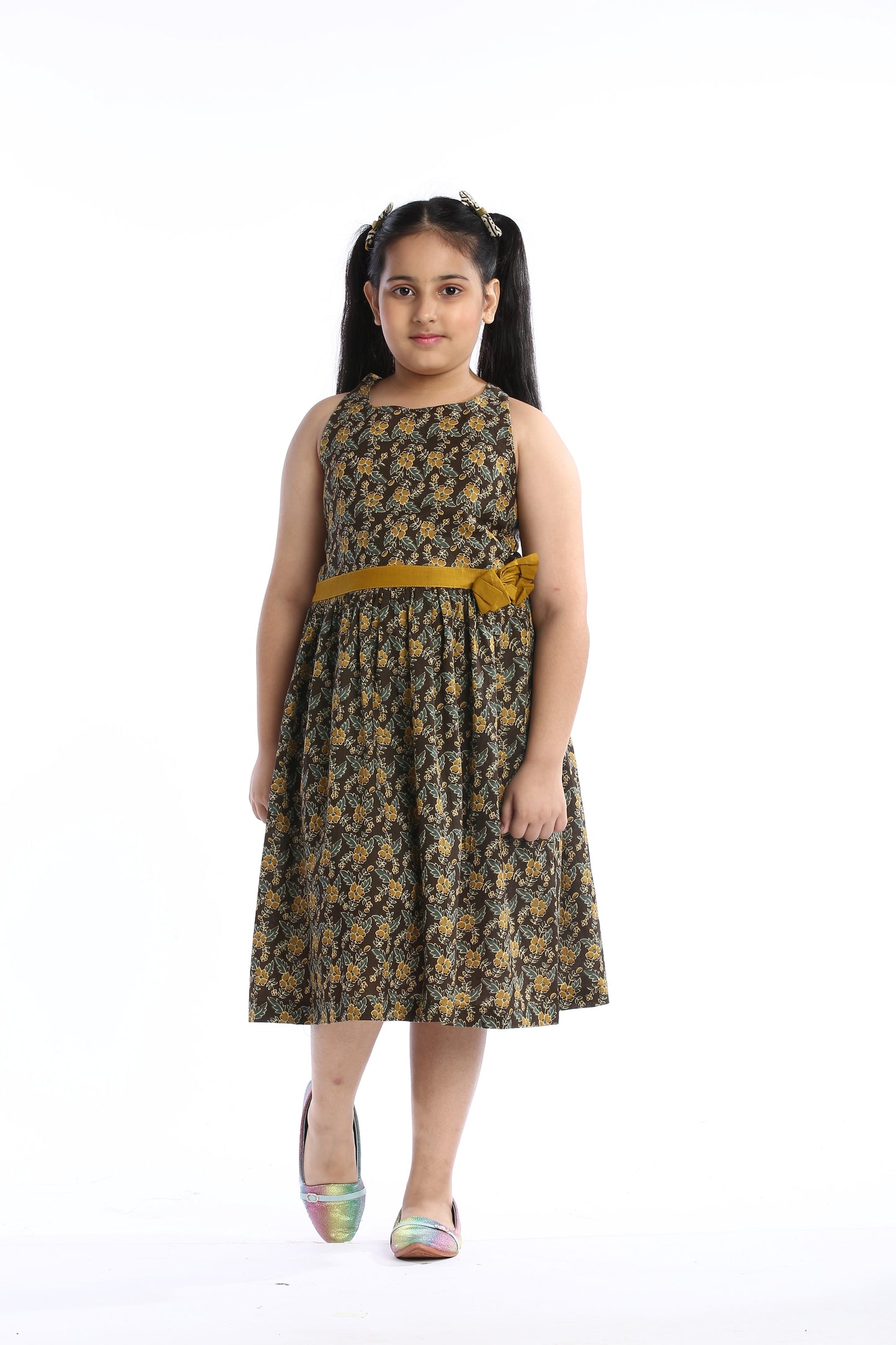 Floral Charm Girl's Frock | Stylish and Comfortable