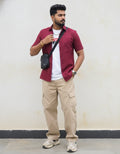 The Signature Shirt in Premium Maroon