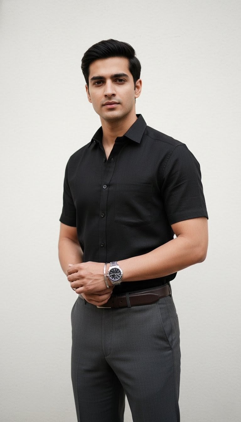 The Signature Shirt in Black