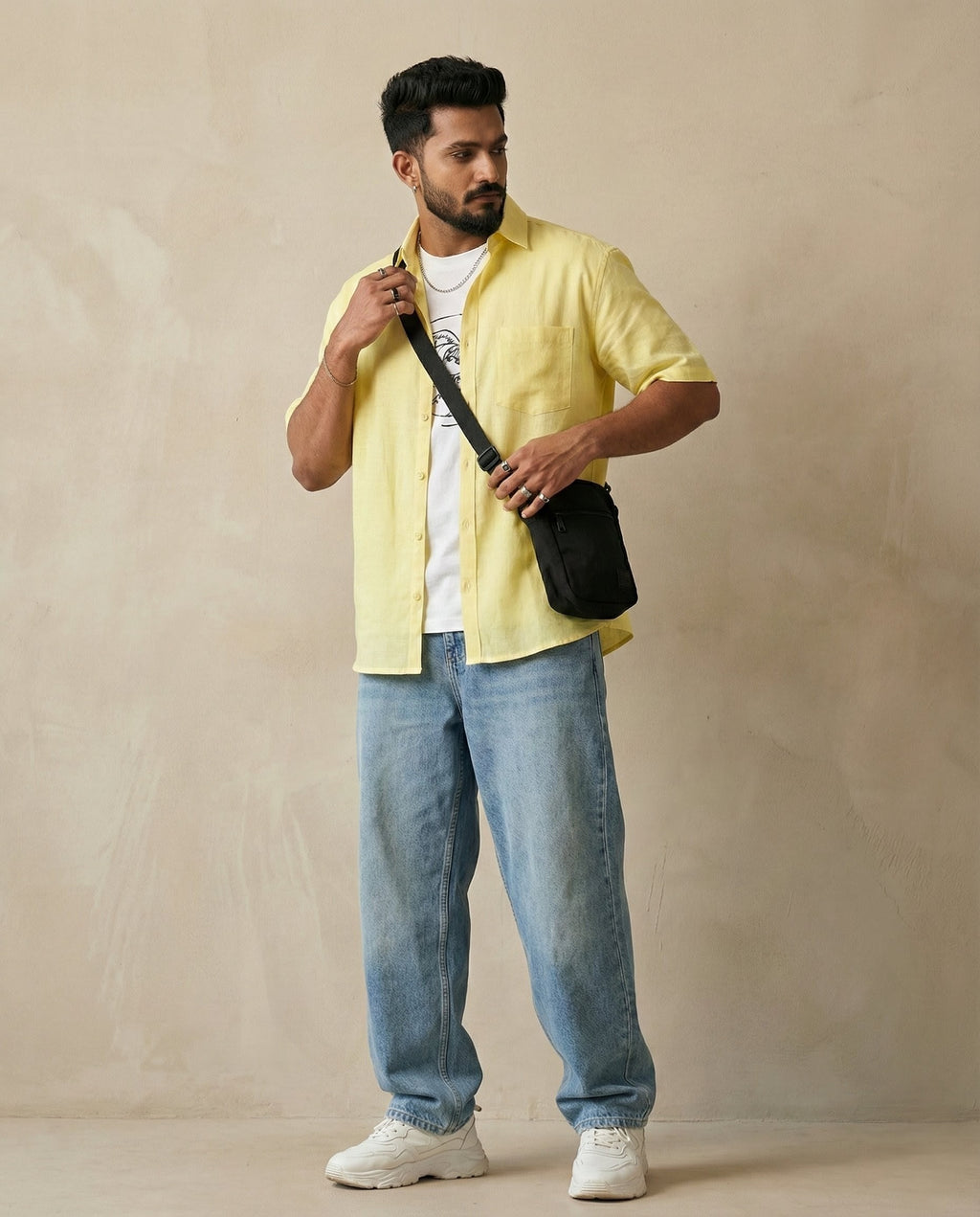 The Signature Shirt in Yellow