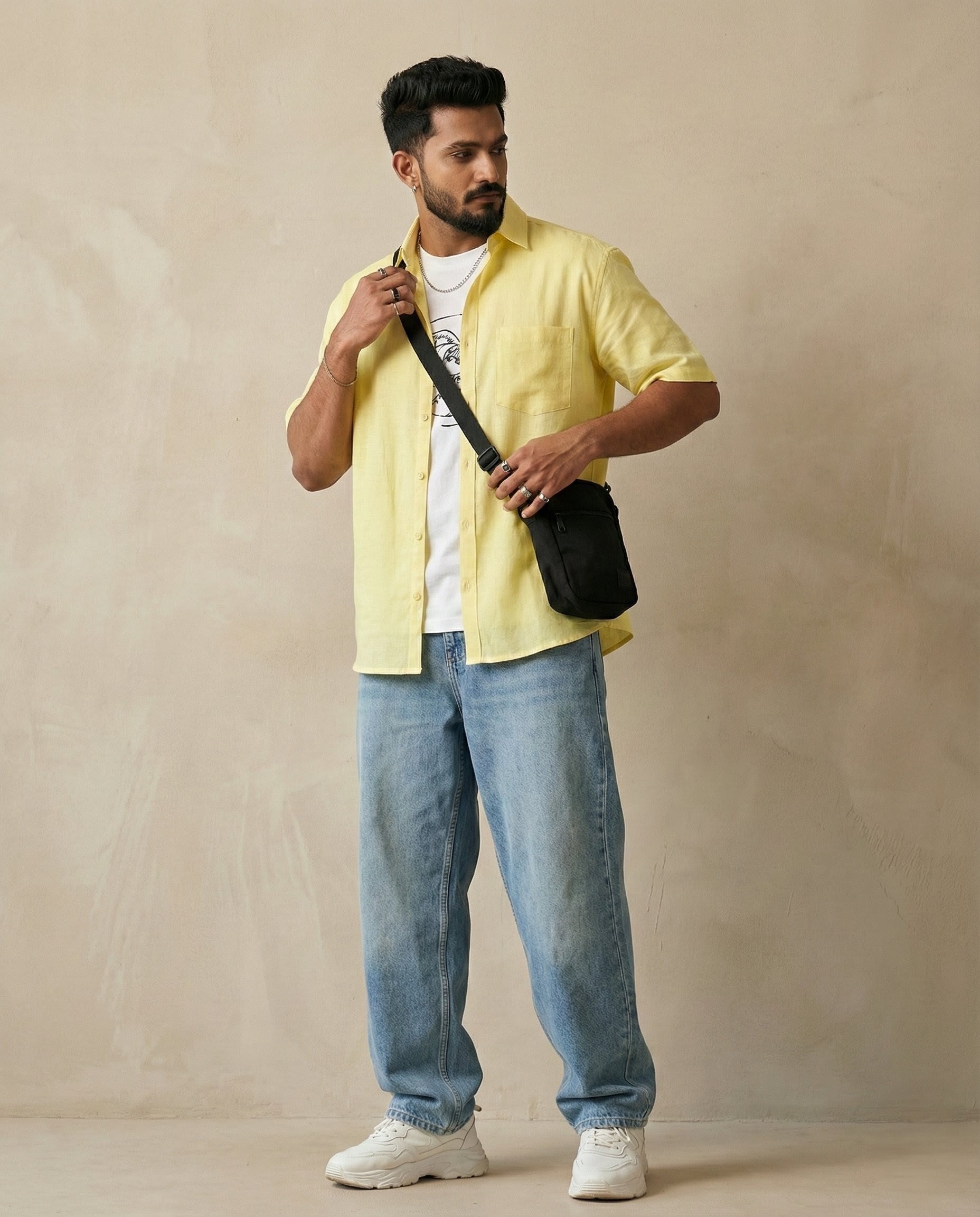 The Signature Shirt in Yellow