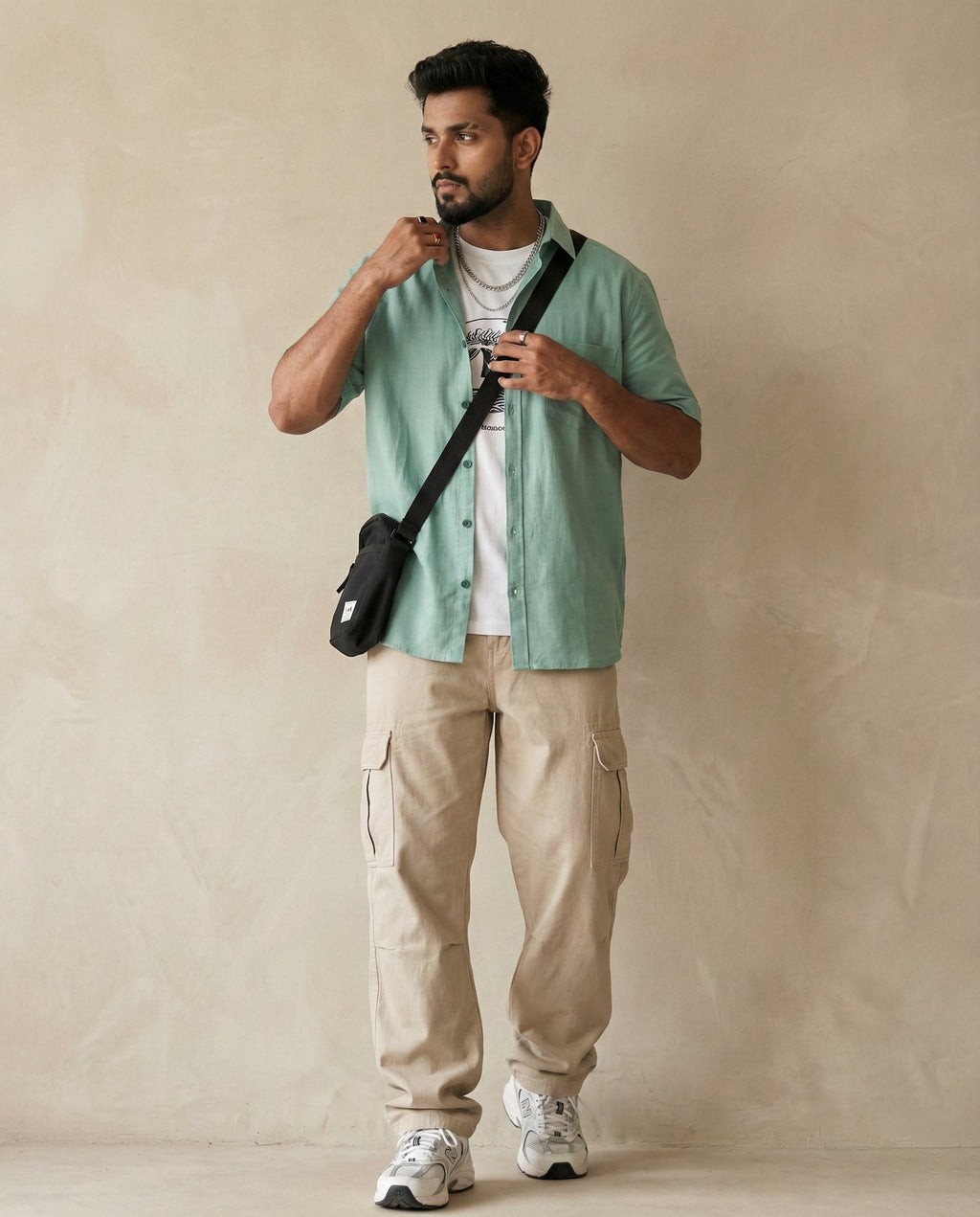 The Signature Shirt in Seafoam Green