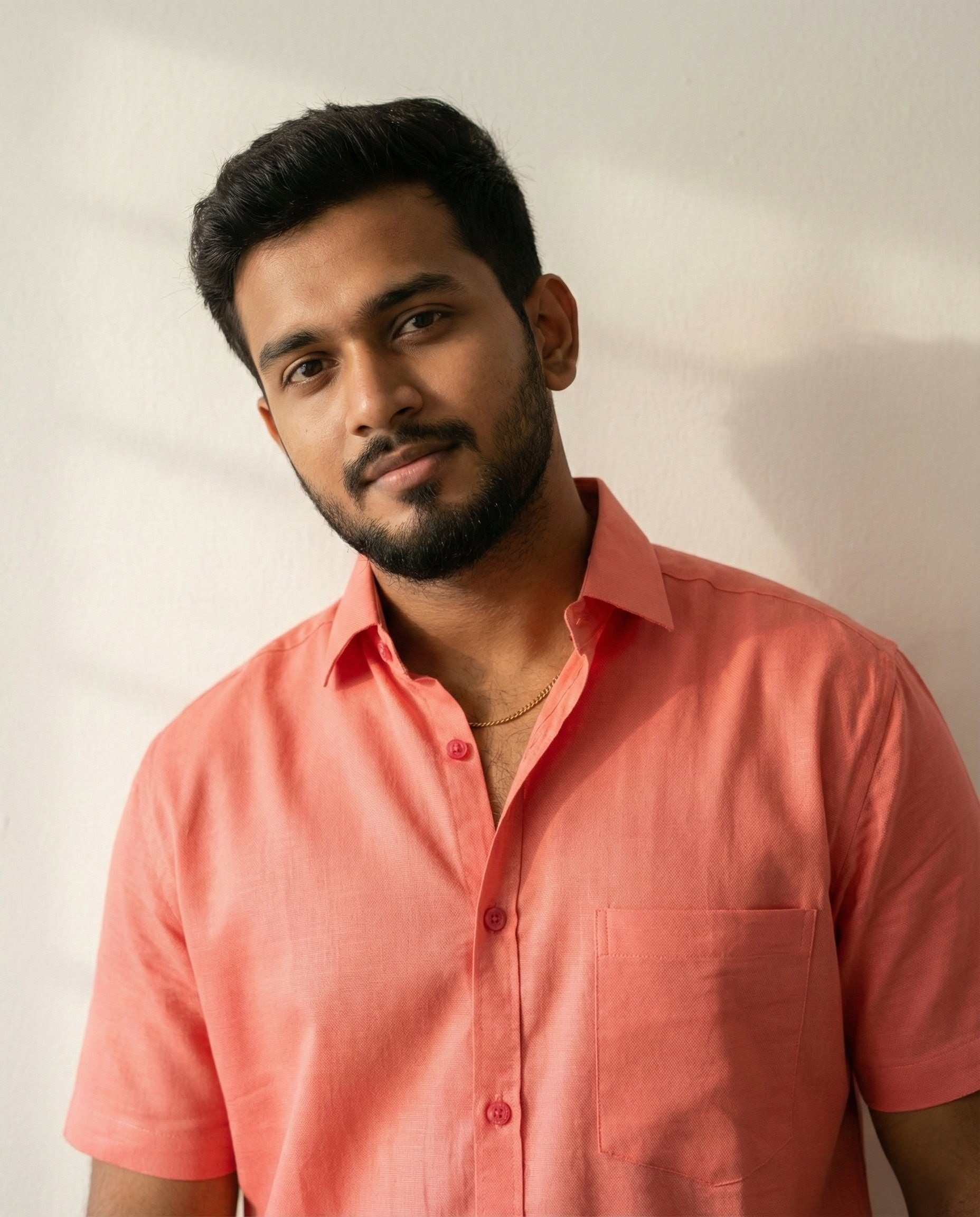 The Signature Shirt in Coral