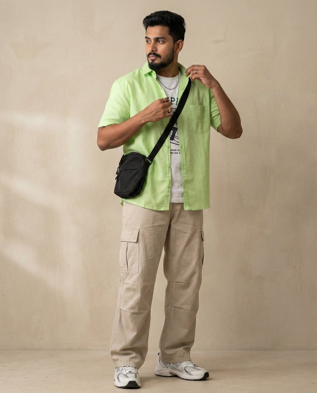 The Signature Shirt in Mint Green