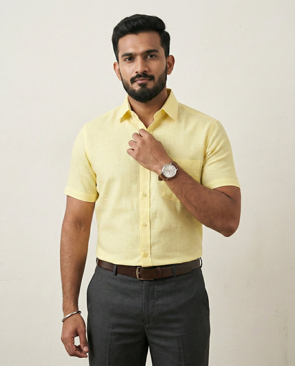 The Signature Shirt in Yellow