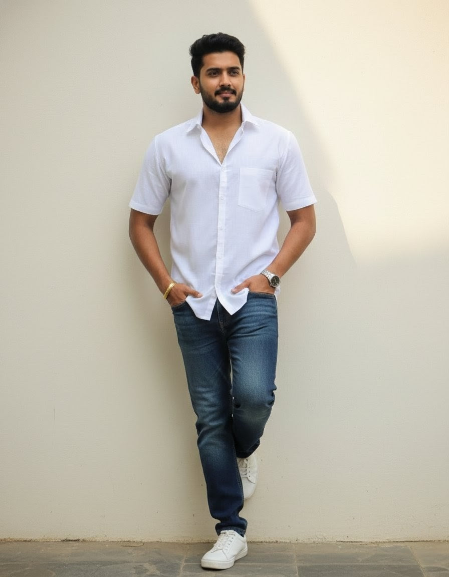 The Signature Shirt in Pure White