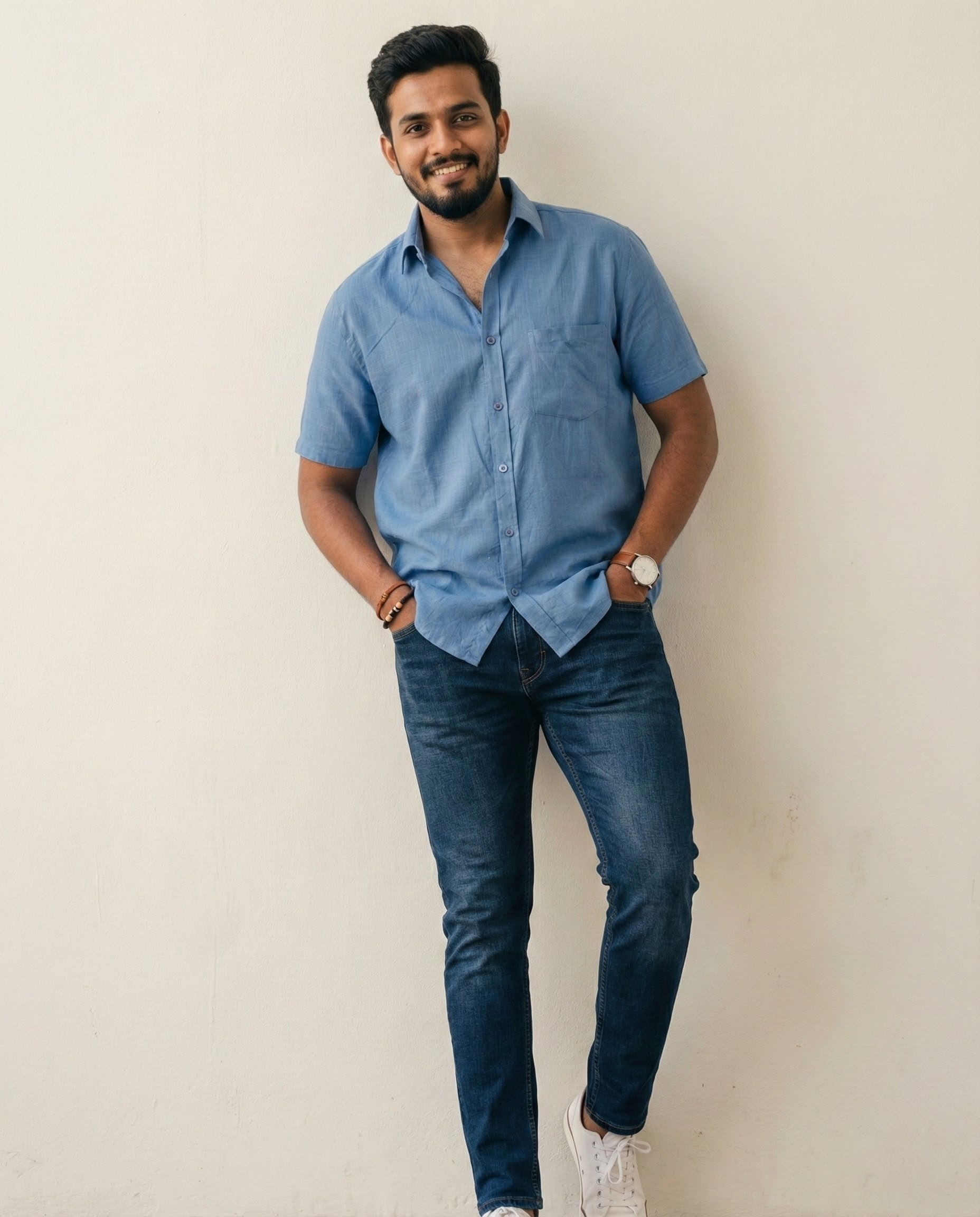 The Signature Shirt in Royal Blue