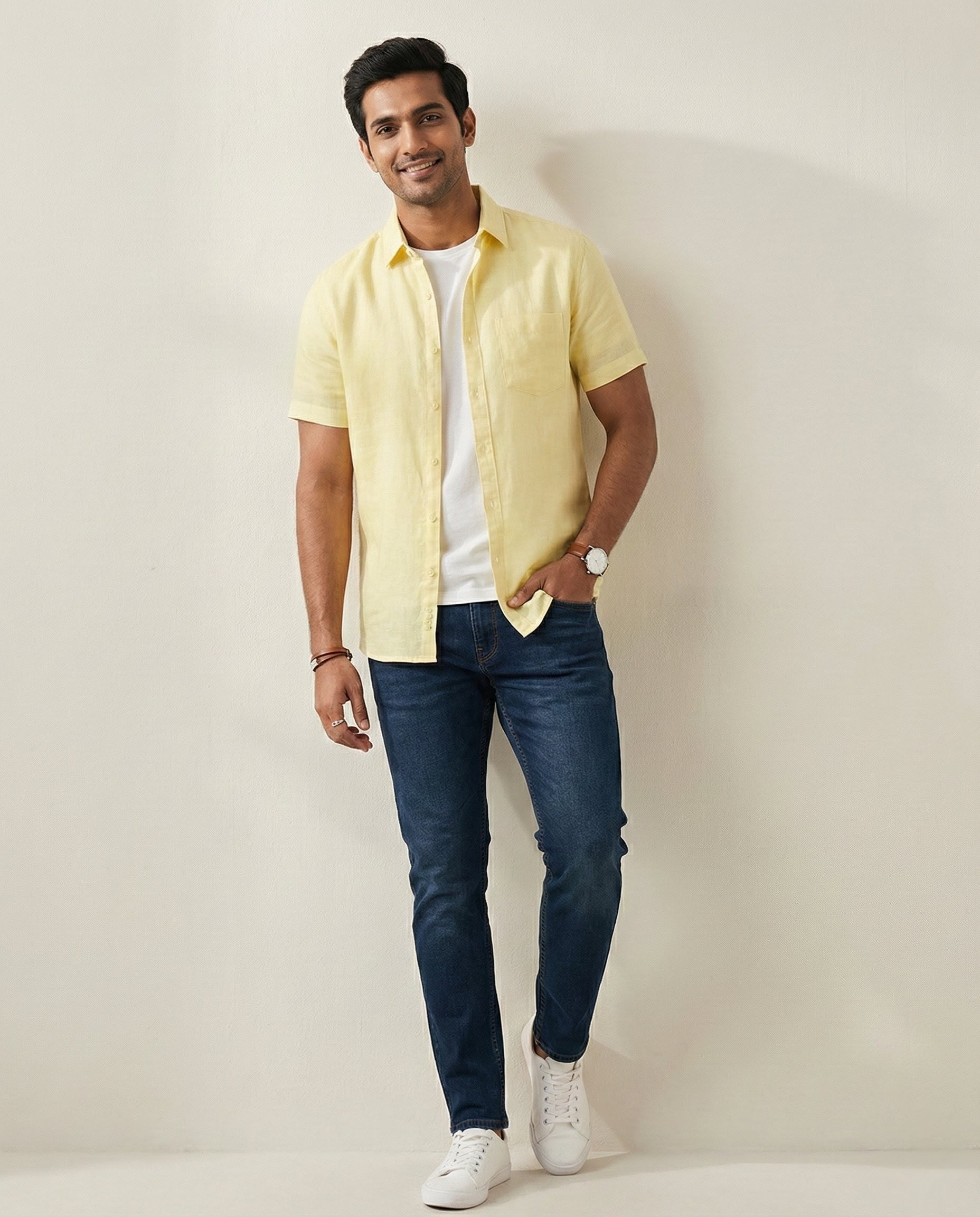 The Signature Shirt in Yellow