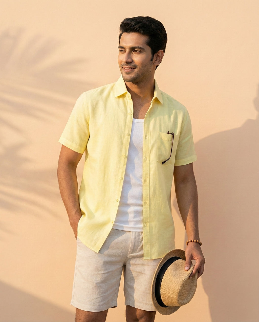 The Signature Shirt in Yellow