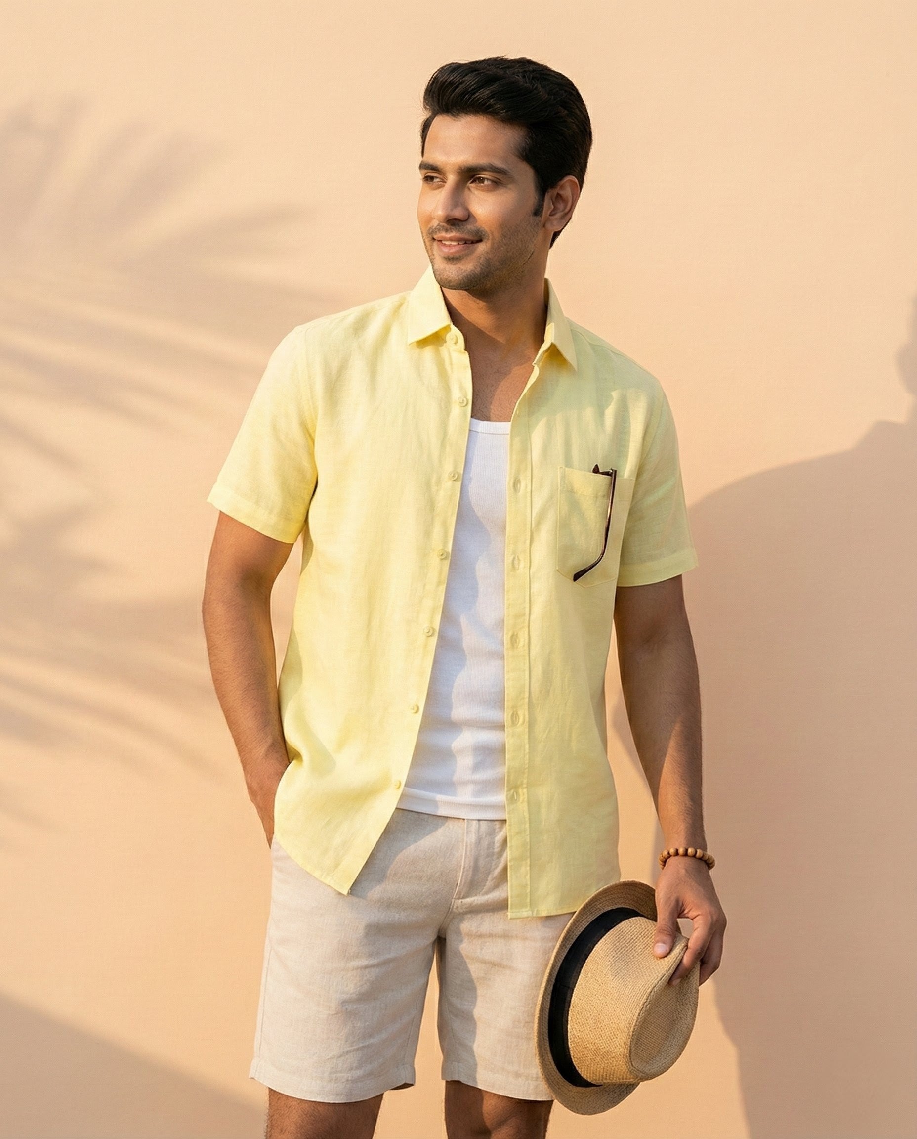 The Signature Shirt in Yellow