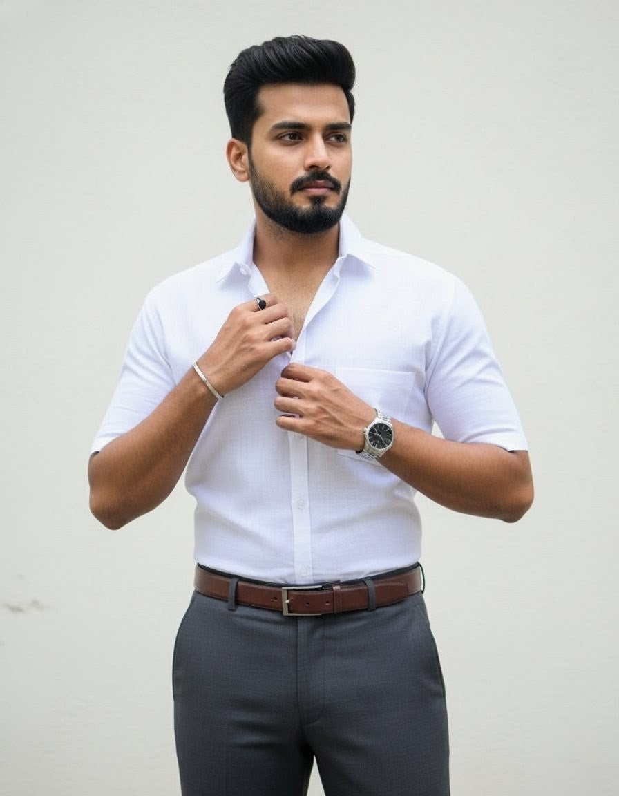 The Signature Shirt in Pure White